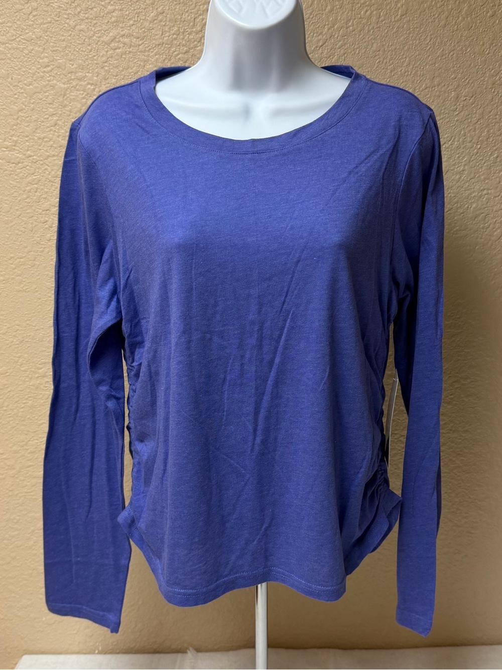 4/$20 Fit Collective Women's Long Sleeve Crewneck Top in Periwinkle